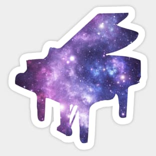 Space Piano Sticker